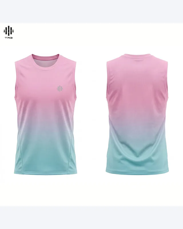 Áo Tanktop TROC Gradient màu Hồng – TR3 Sport